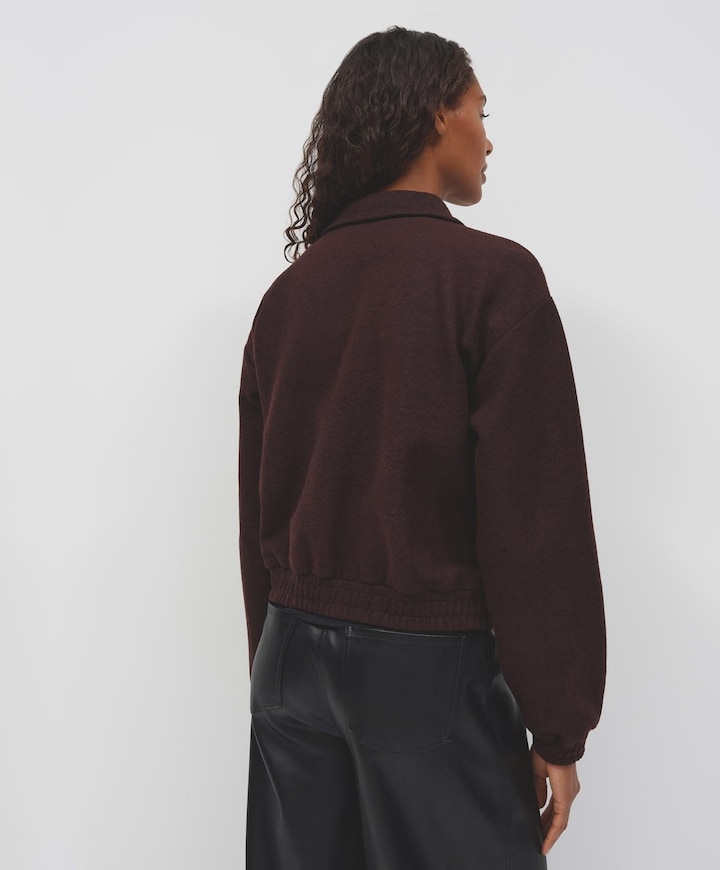 Dames vest bordeaux