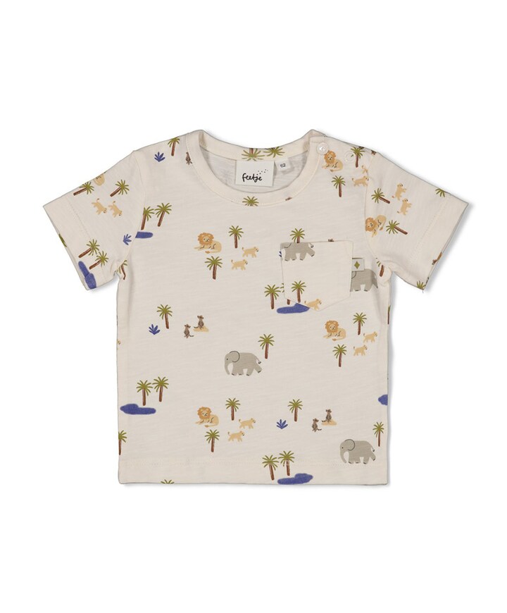 Meisjes T-shirt ecru