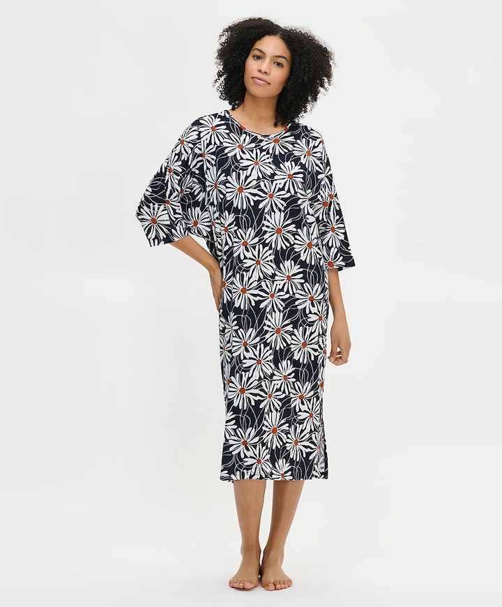 Dames nachthemd blauw