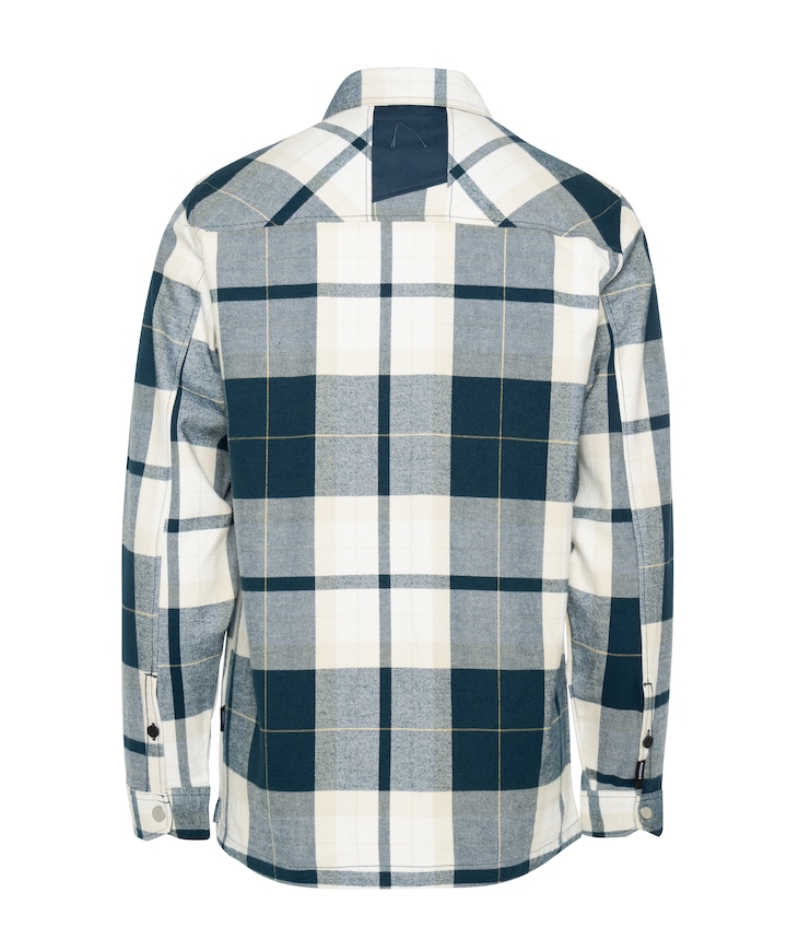Heren overshirt blauw