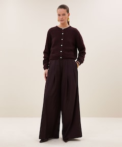 Dames vest bordeaux