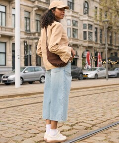 Saharper culotte 15769 dames jeans blauw