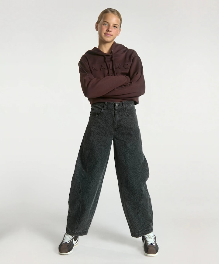 QUINN ANIMAL CO 588 G meisjes jeans grijs