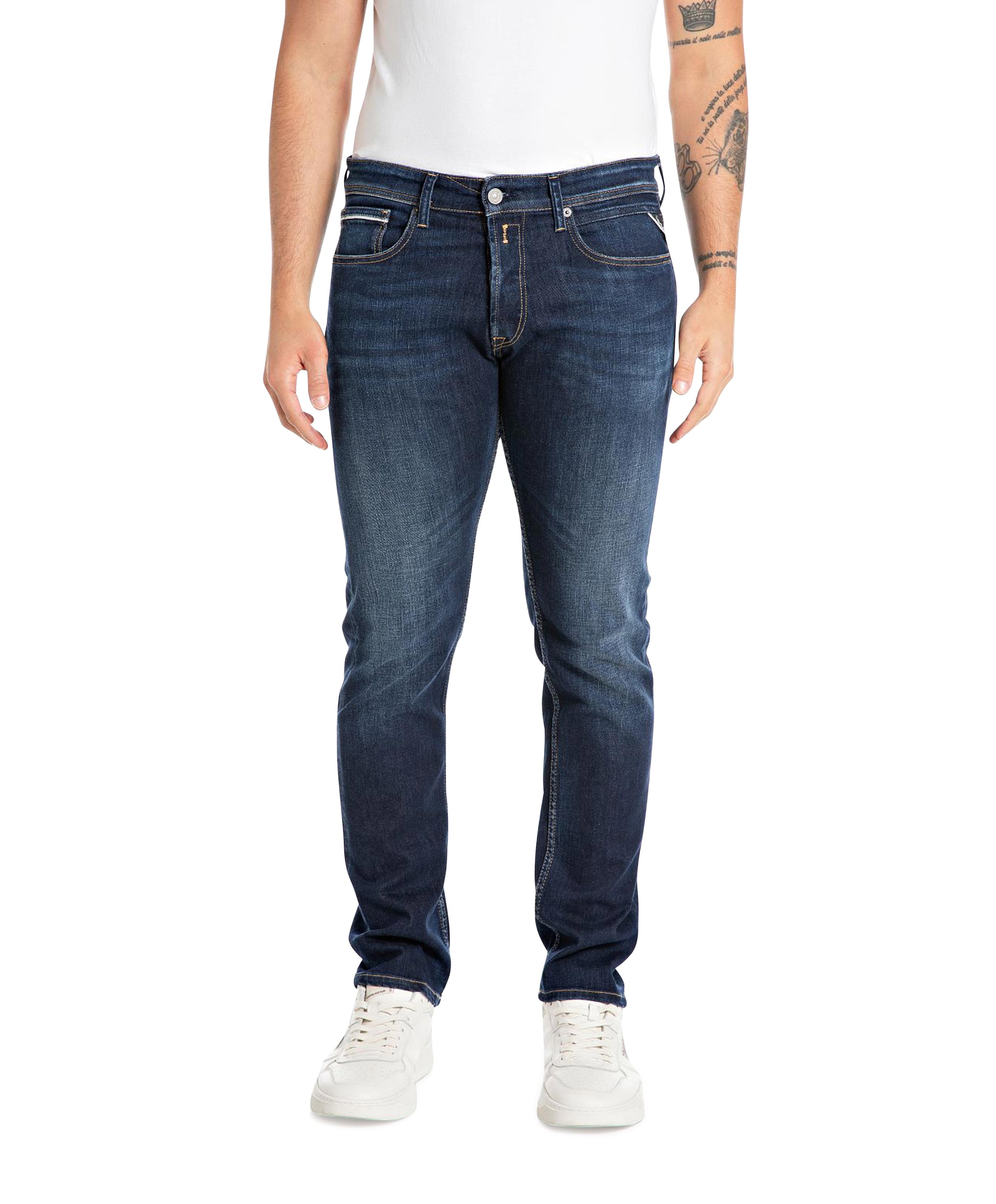 Grover heren jeans blauw