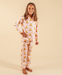 Meisjes pyjamaset roze