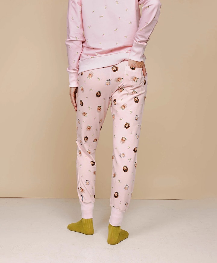 Dames pyjamaset Efteling roze