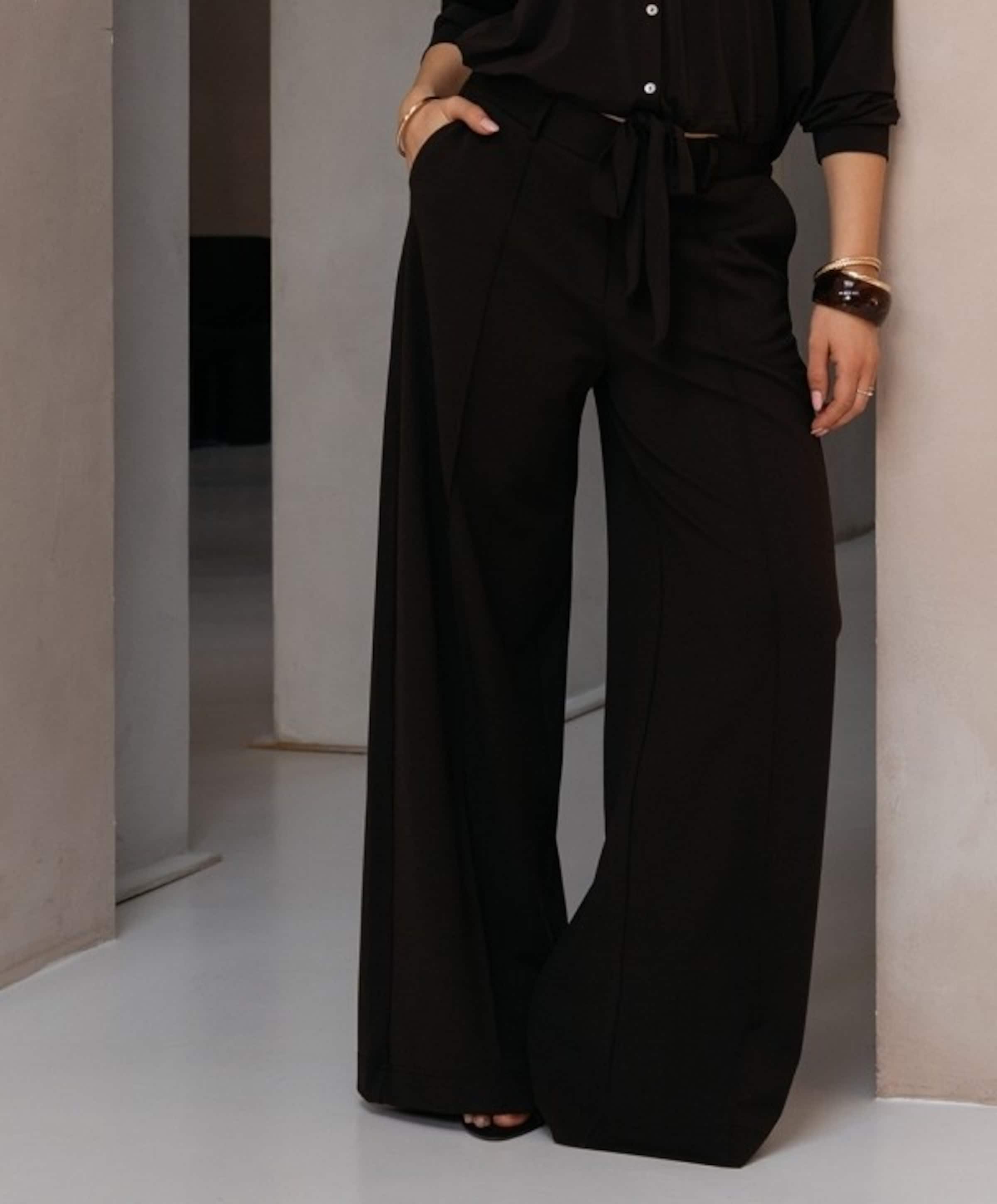 GENIVA dames broek bruin