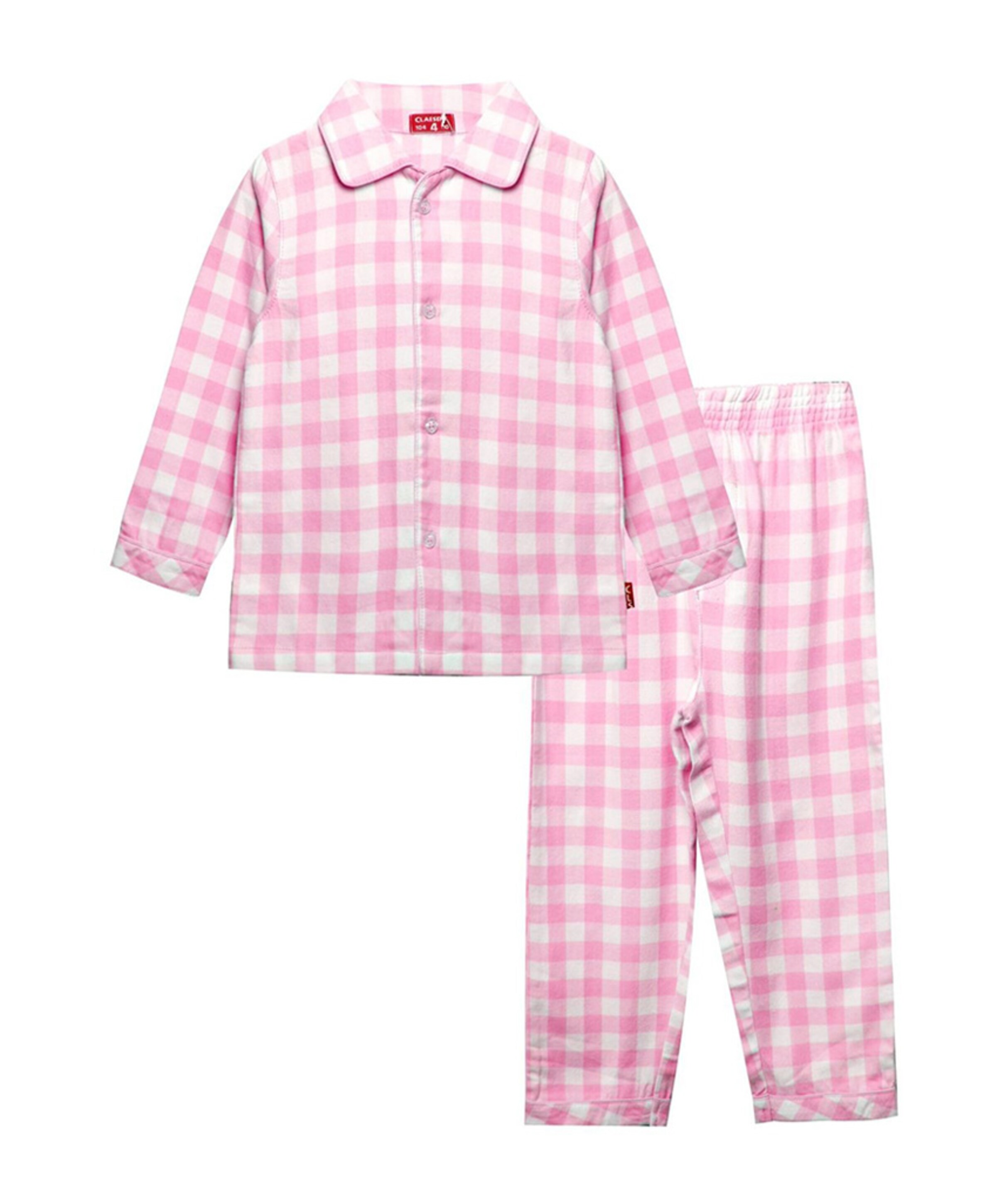 Meisjes pyjamaset roze