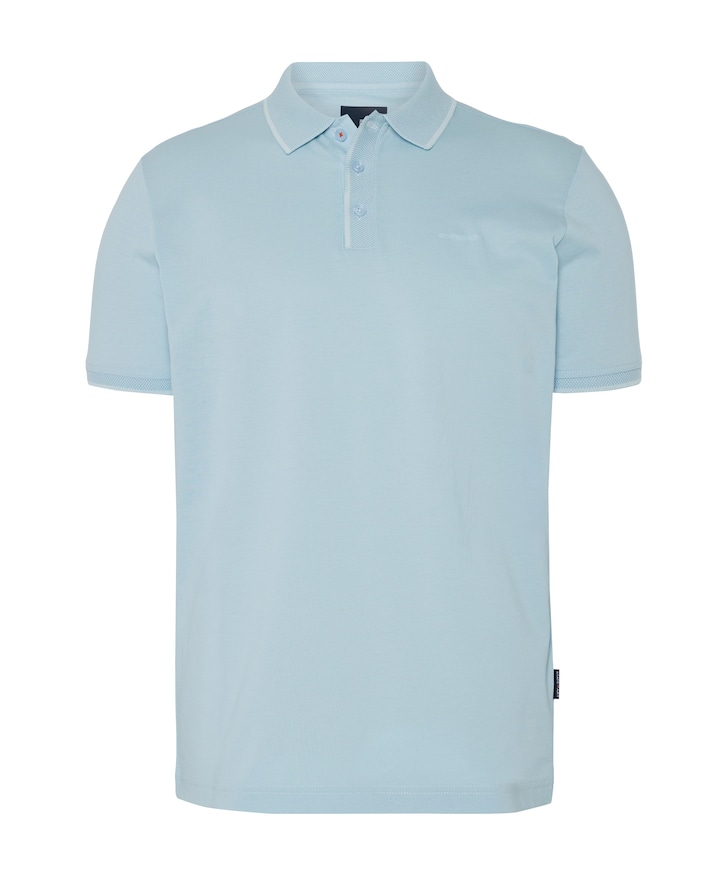 Heren polo blauw
