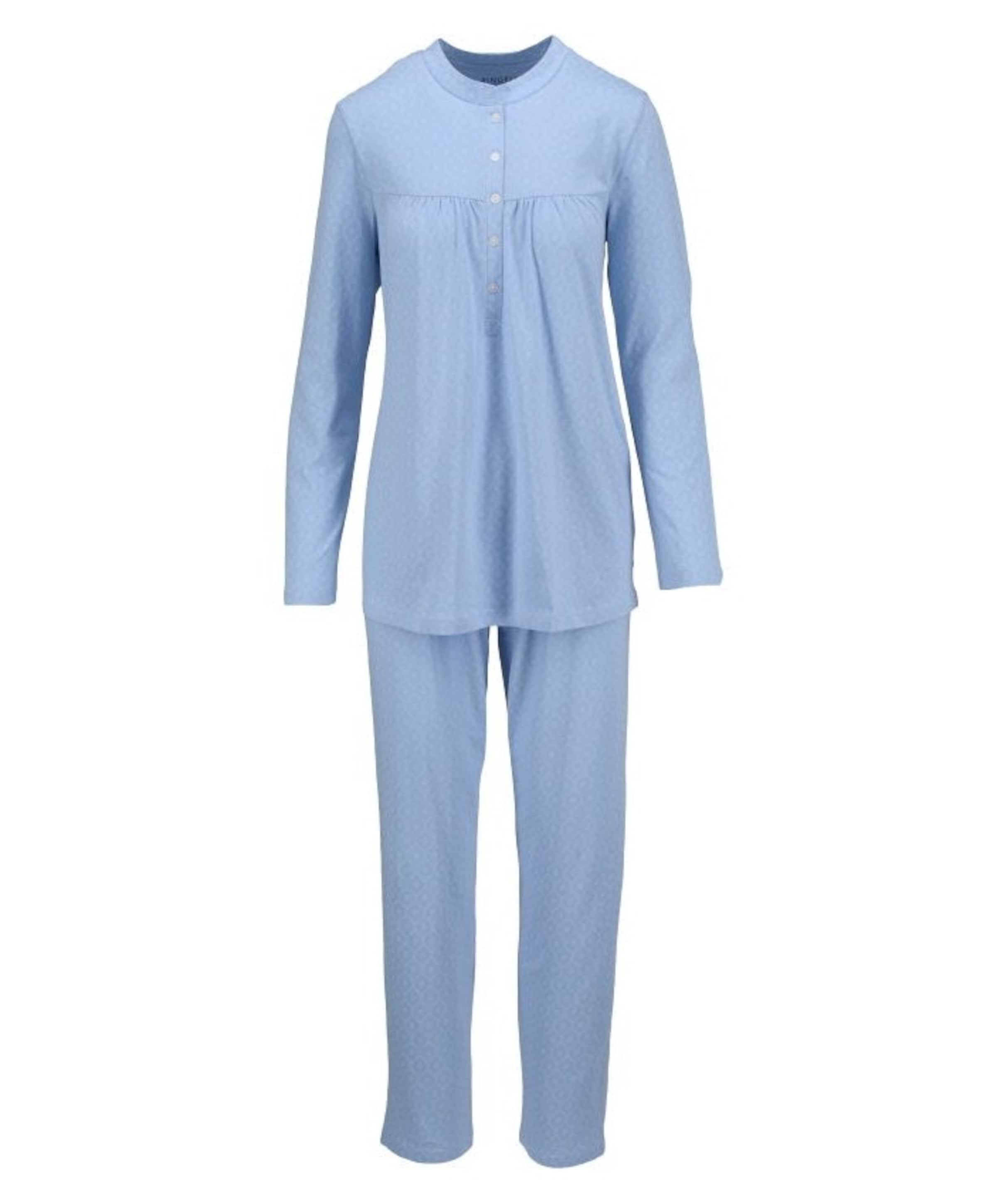 Dames pyjamaset blauw