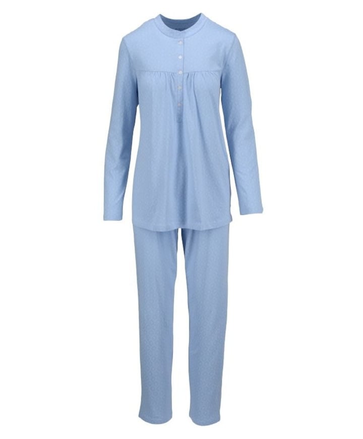 Dames pyjamaset blauw