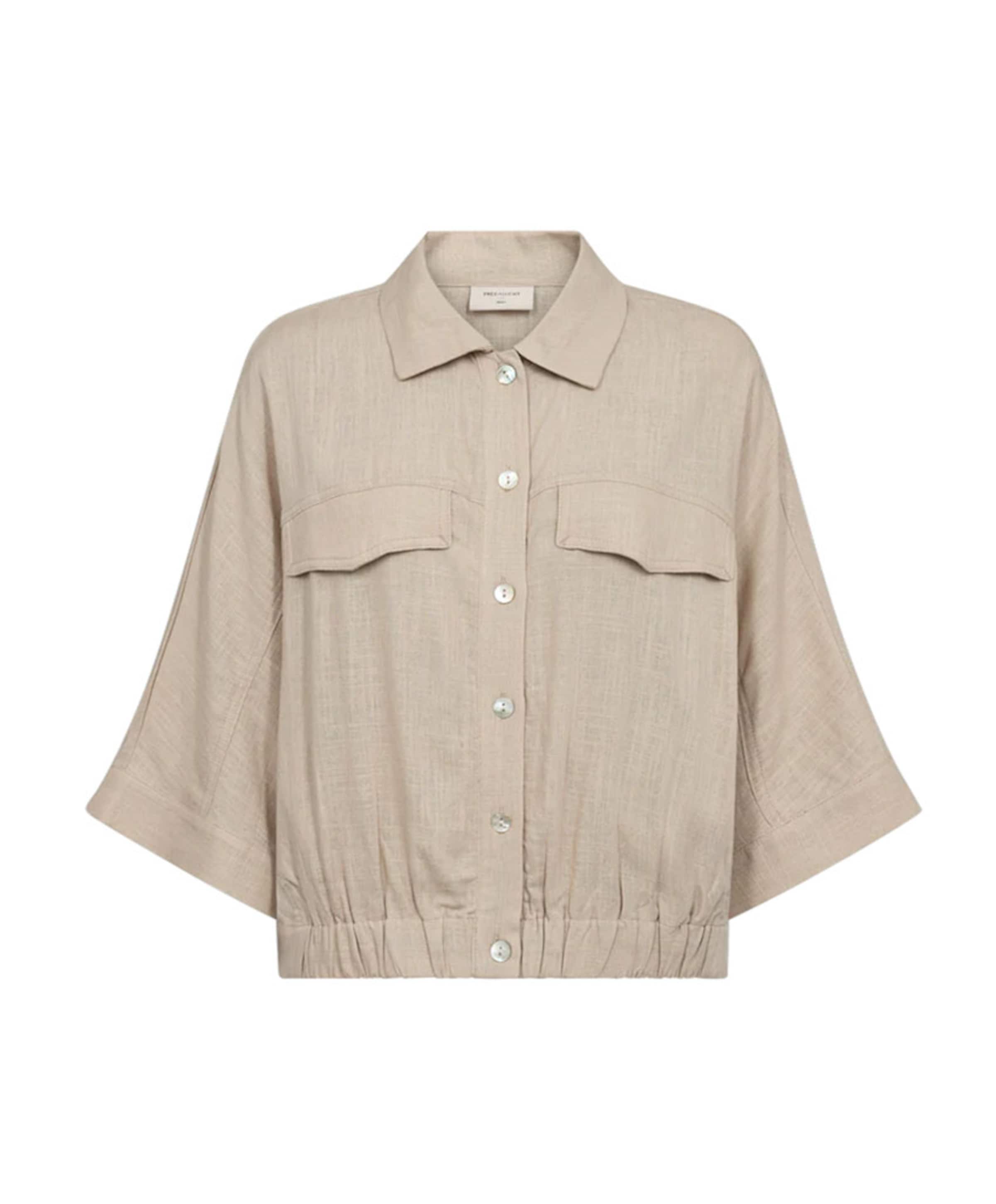 Dames blouse beige