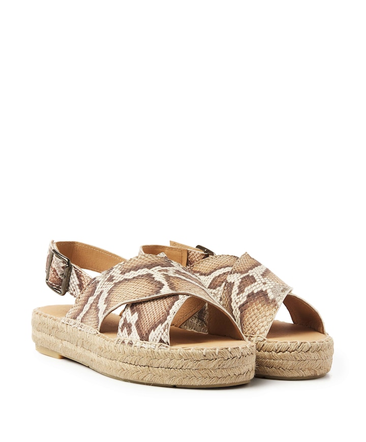 Mondi Isabella dames sandalets bruin