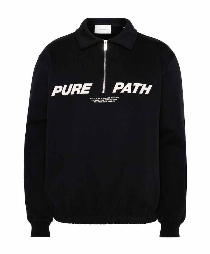 Heren sweater zwart