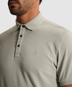 Heren polo grijs