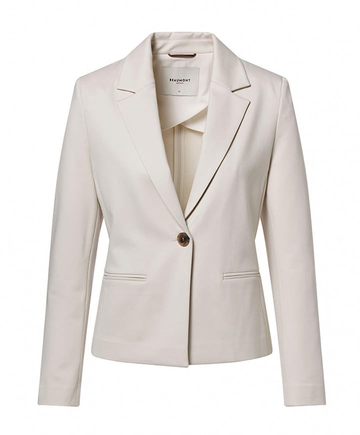 Dames blazer ecru