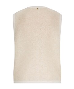 Dames gilet beige