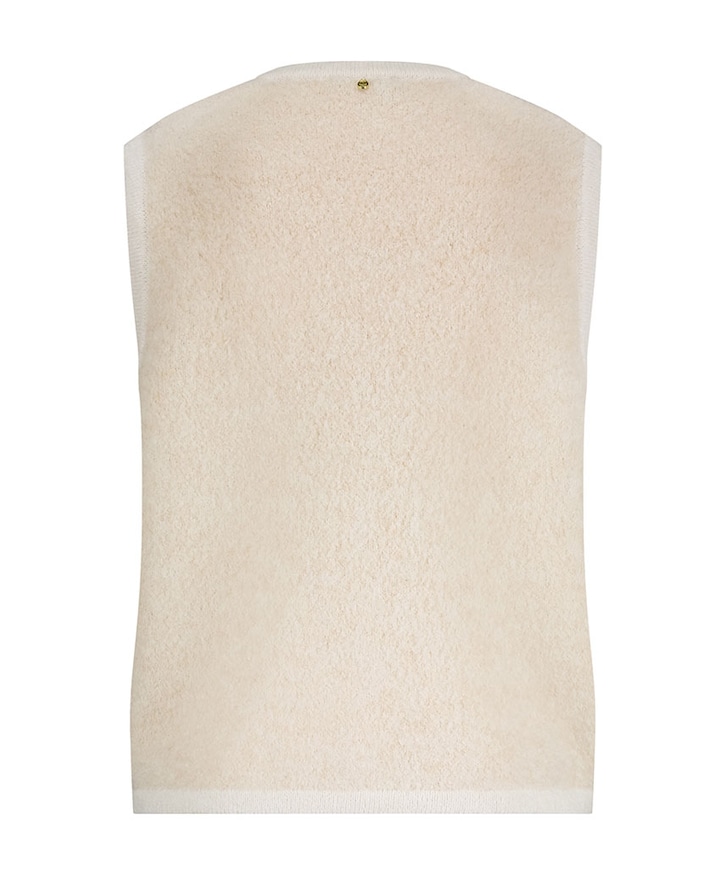 Dames gilet beige