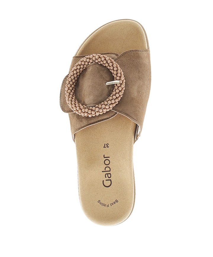 dames slippers beige