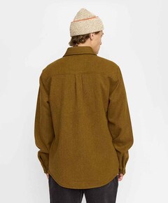 Heren overshirt bruin