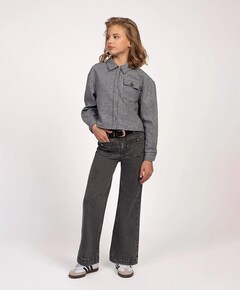 Kary Jeans meisjes jeans grijs