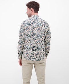 Heren overhemd lange mouw multicolor