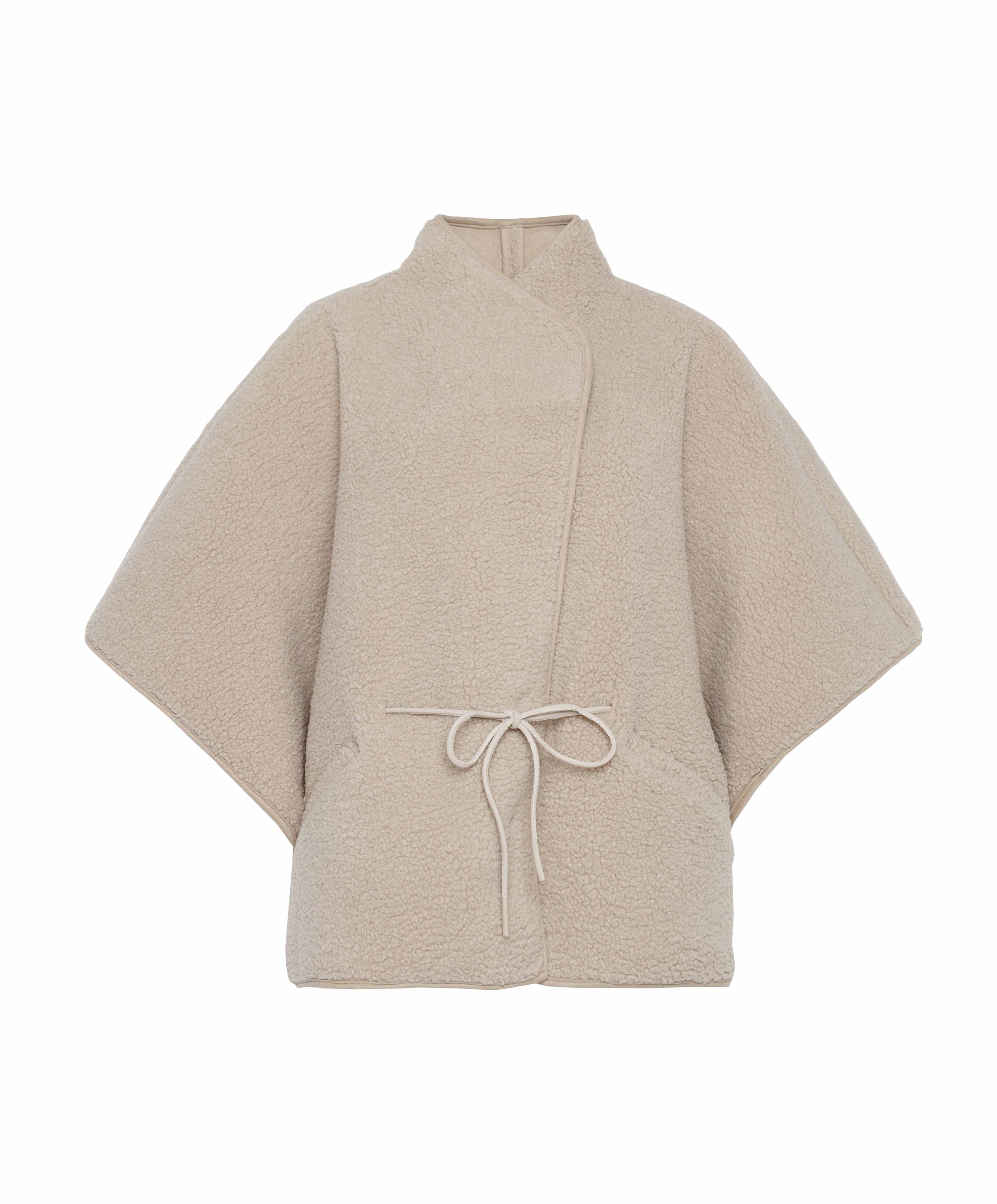 Dames cape beige