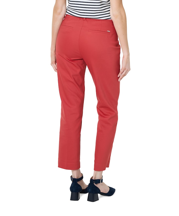 Zigarette Straight dames broek rood