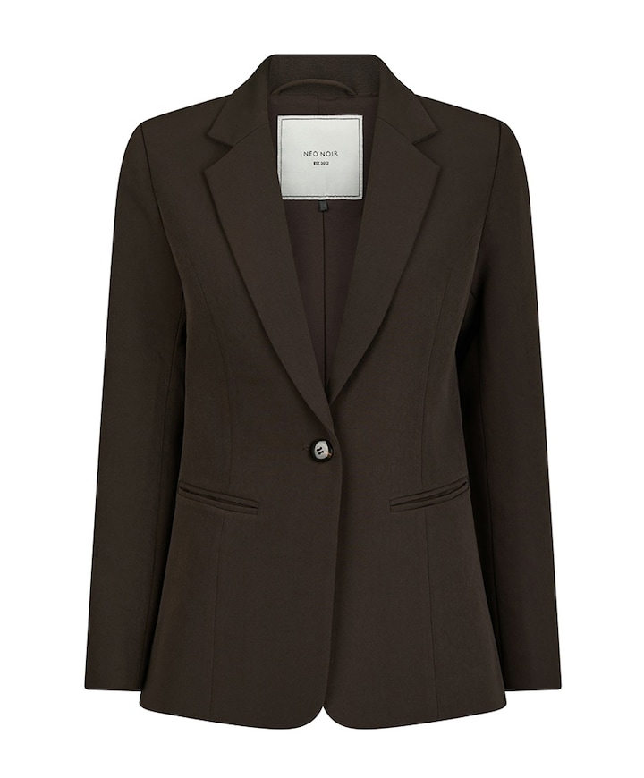 Dames blazer bruin