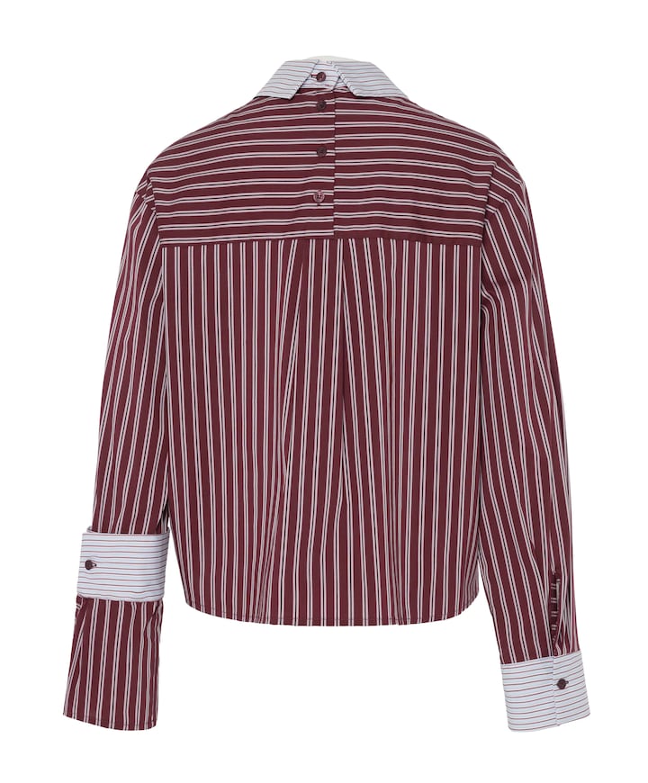 Dames blouse bordeaux