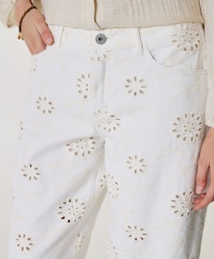 Masha Straight dames jeans ecru
