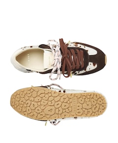 Billy Lou dames sneakers bruin