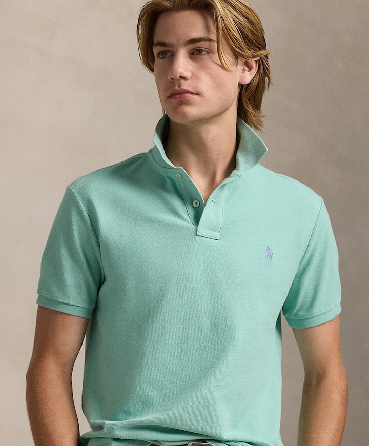 Heren polo groen