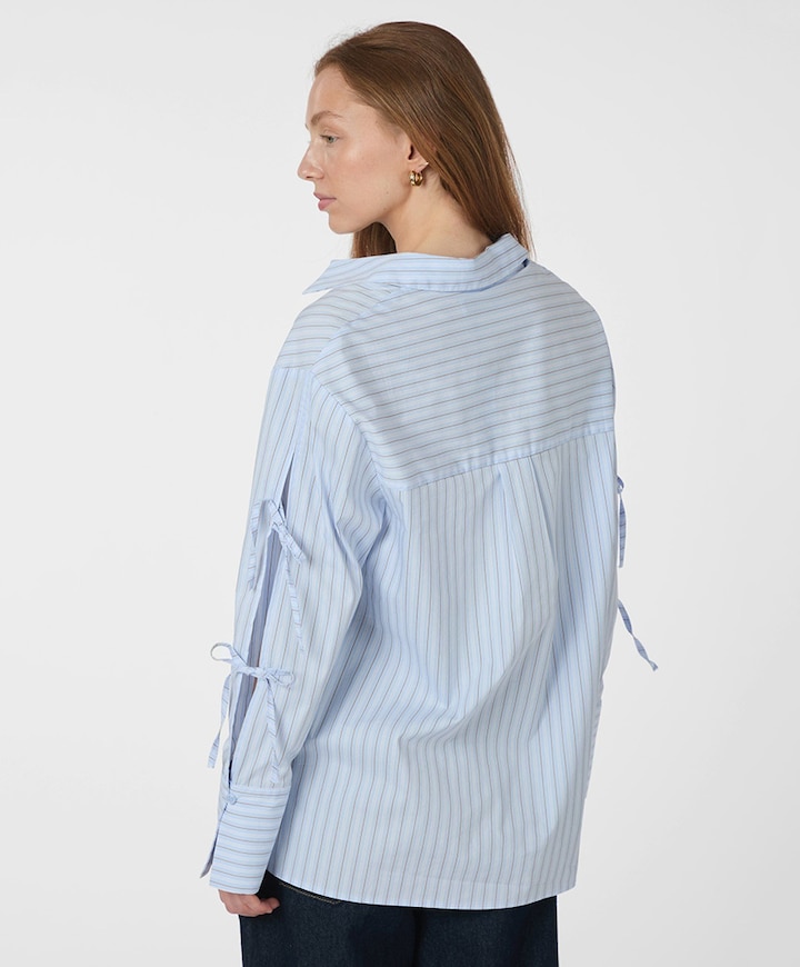 Dames blouse blauw