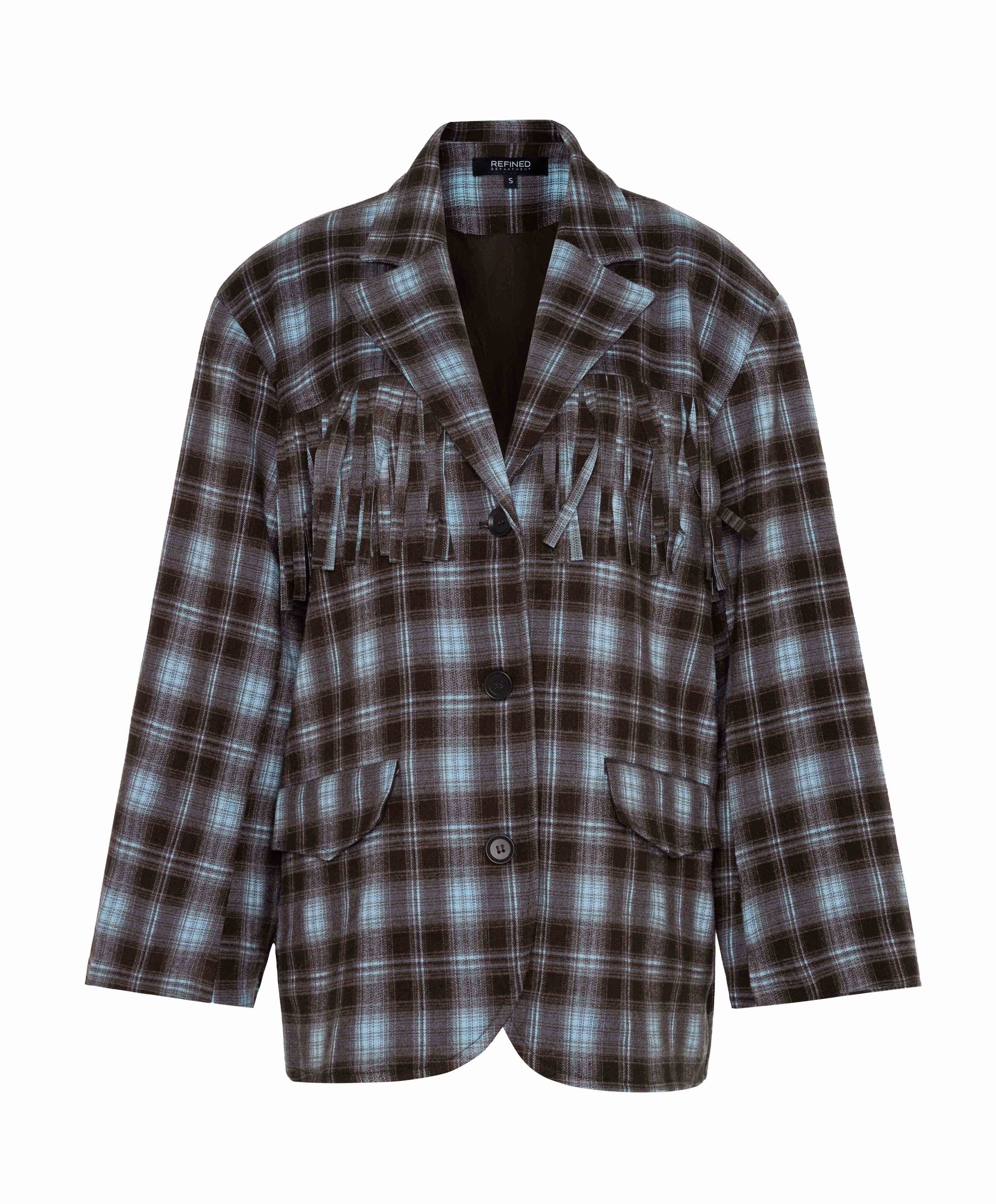 Dames blazer bruin