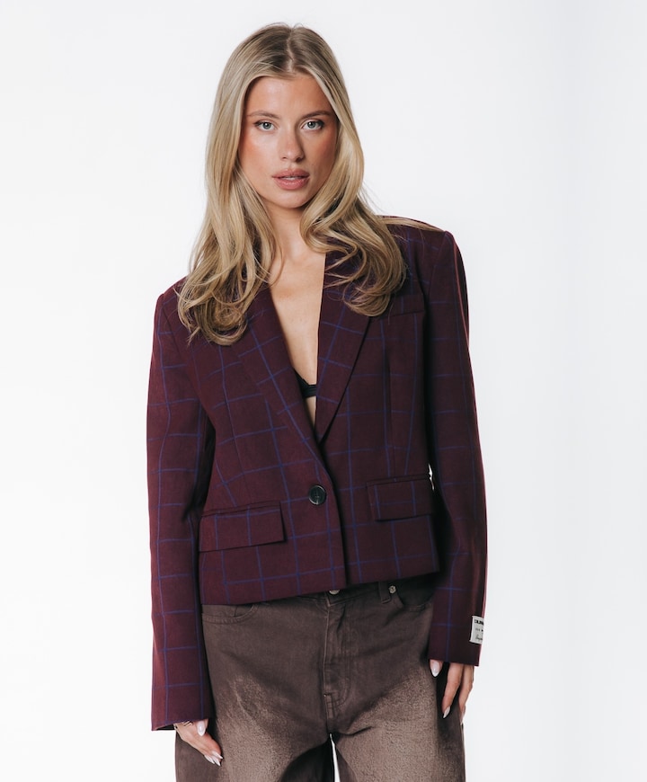 Dames blazer rood