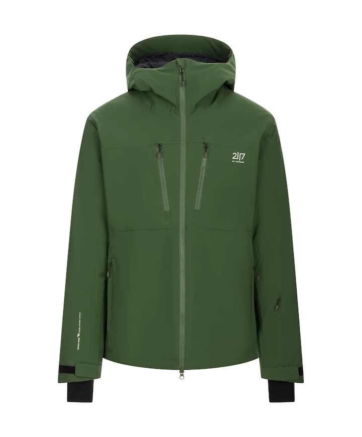 Heren ski-jas groen