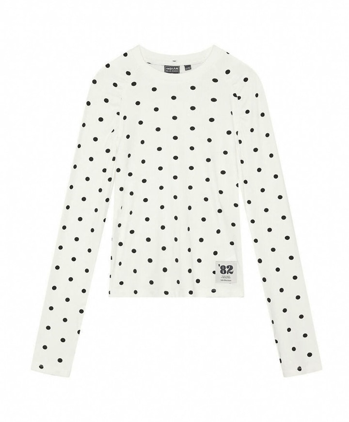 Meisjes longsleeve wit