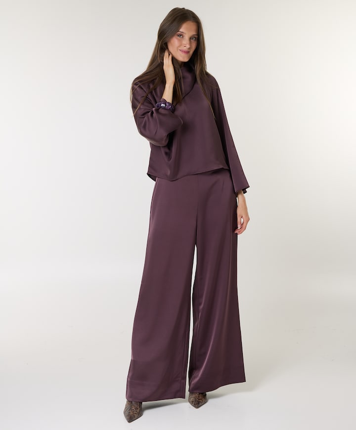 Dames blouse paars