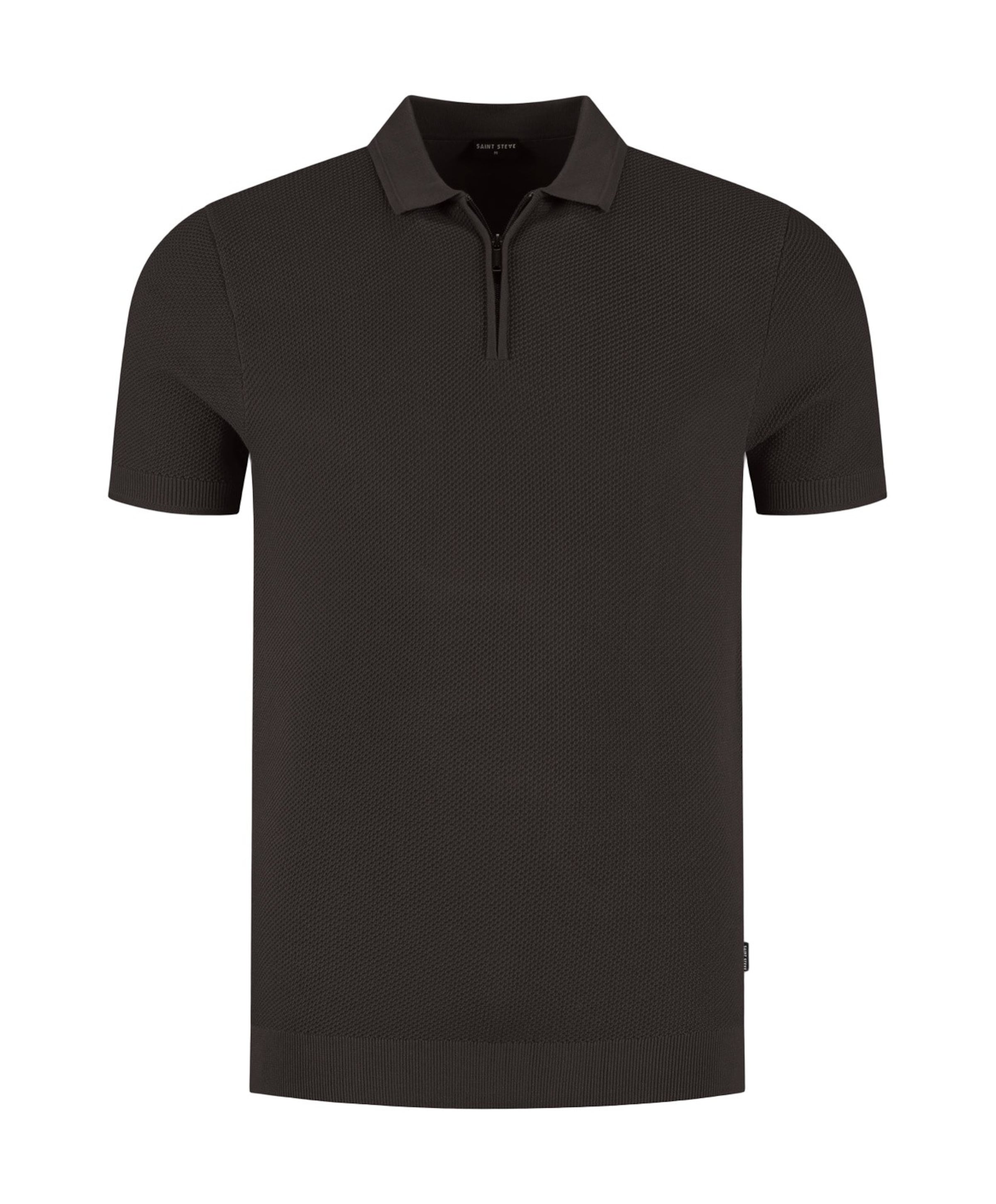 Heren polo bruin