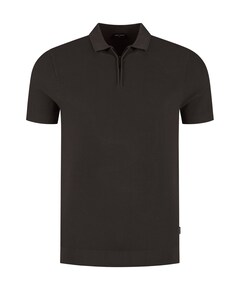 Heren polo bruin