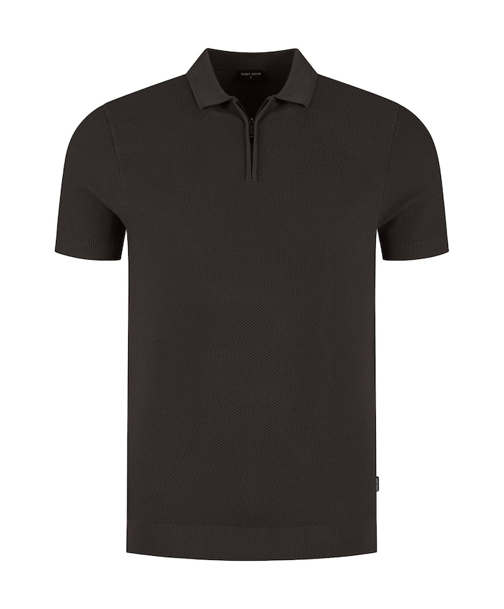 Heren polo bruin