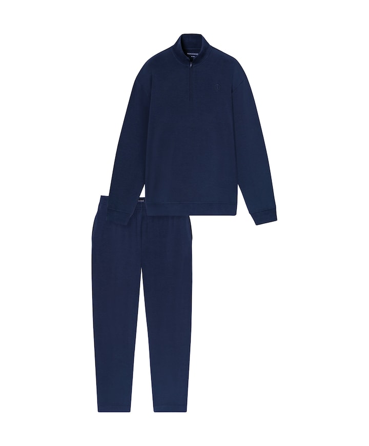 Heren pyjamaset blauw