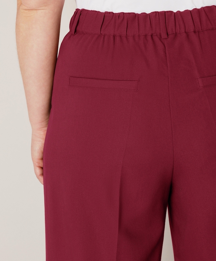 Yunia dames broek bordeaux