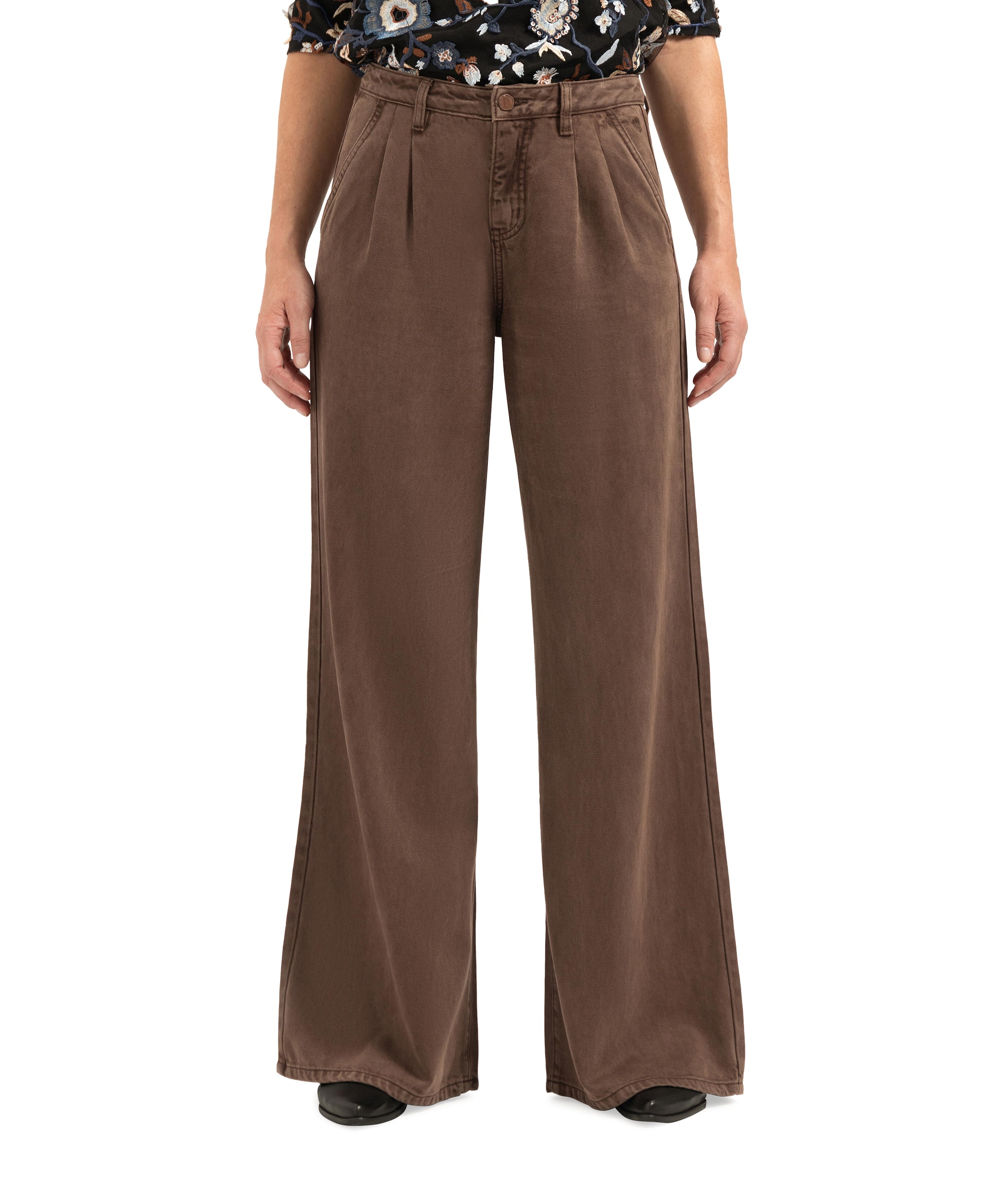 Gina dames jeans bruin