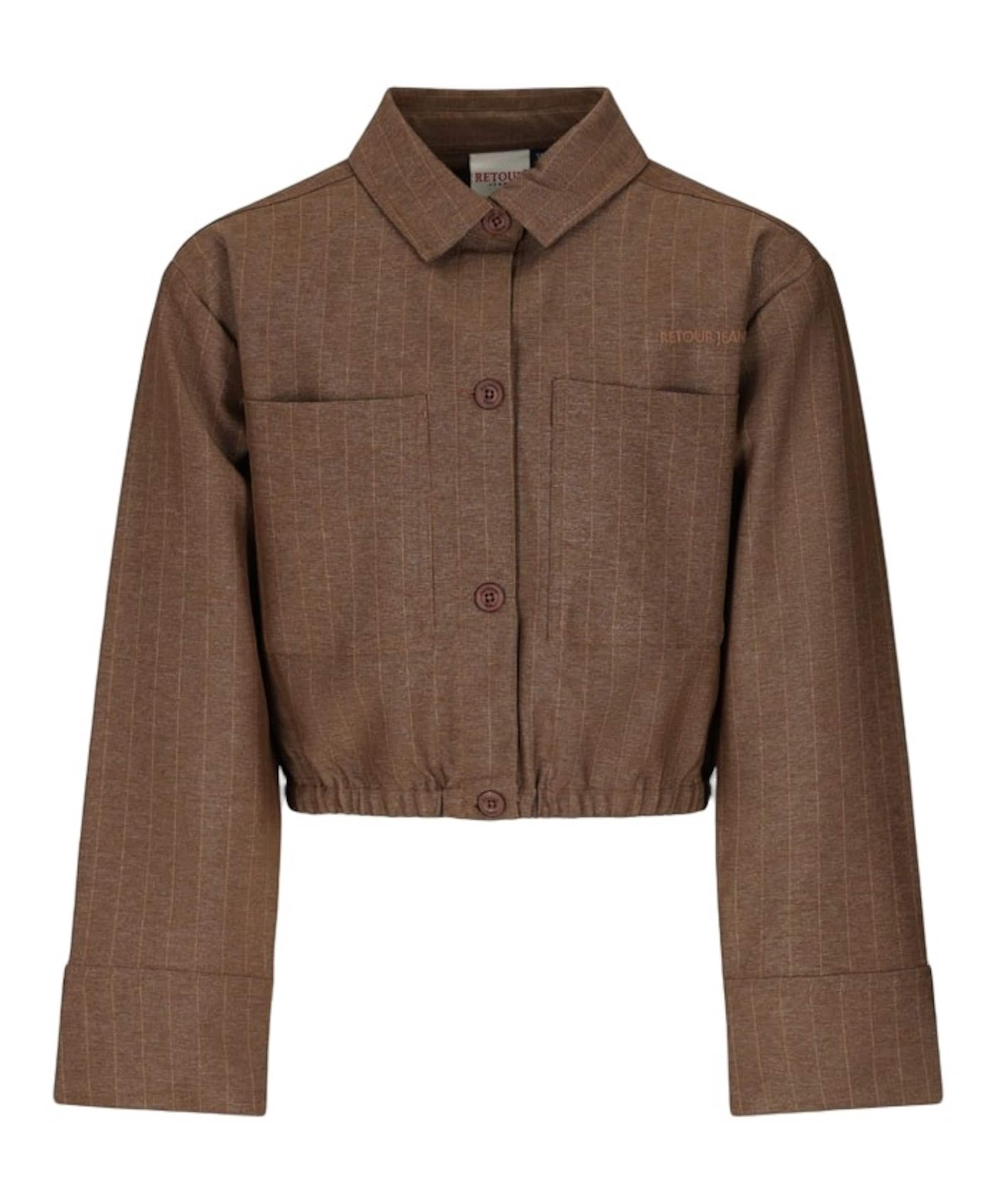 Meisjes vest bruin