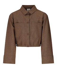 Meisjes vest bruin