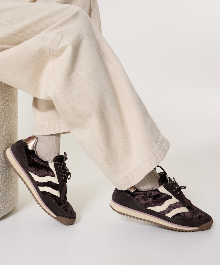 dames sneakers bruin
