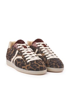 Nilla Khloe dames sneakers bruin