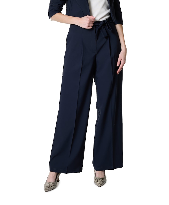 dames pantalon blauw